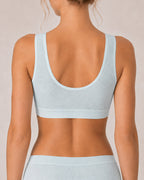 Front Closure Ultra-thin Breathable Mesh Seamless Wire-free Vest Bra