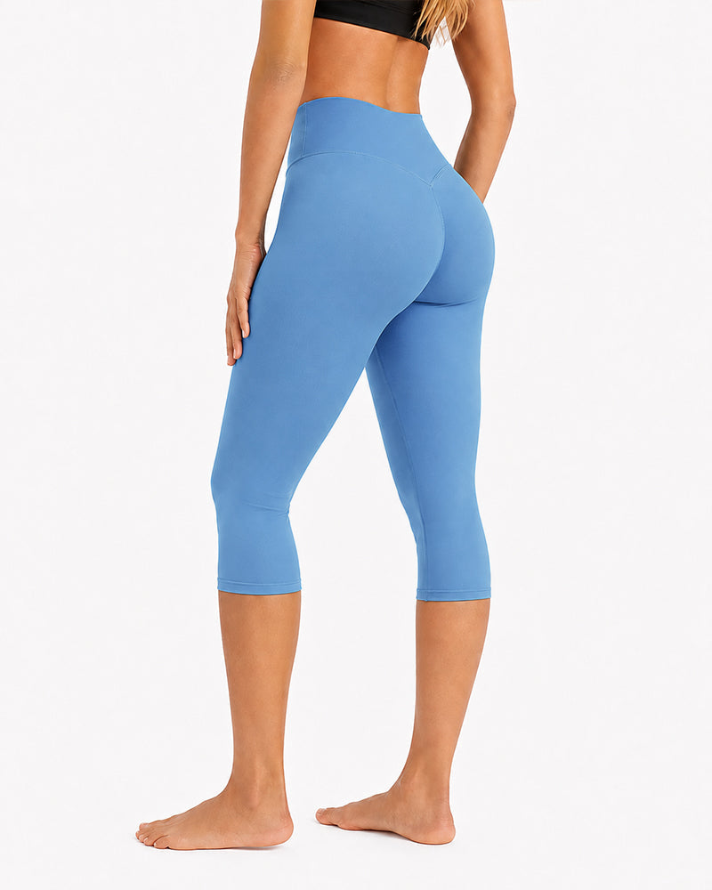 Seamless High Waist Tummy Control 7/8 Stretch Yoga Pants