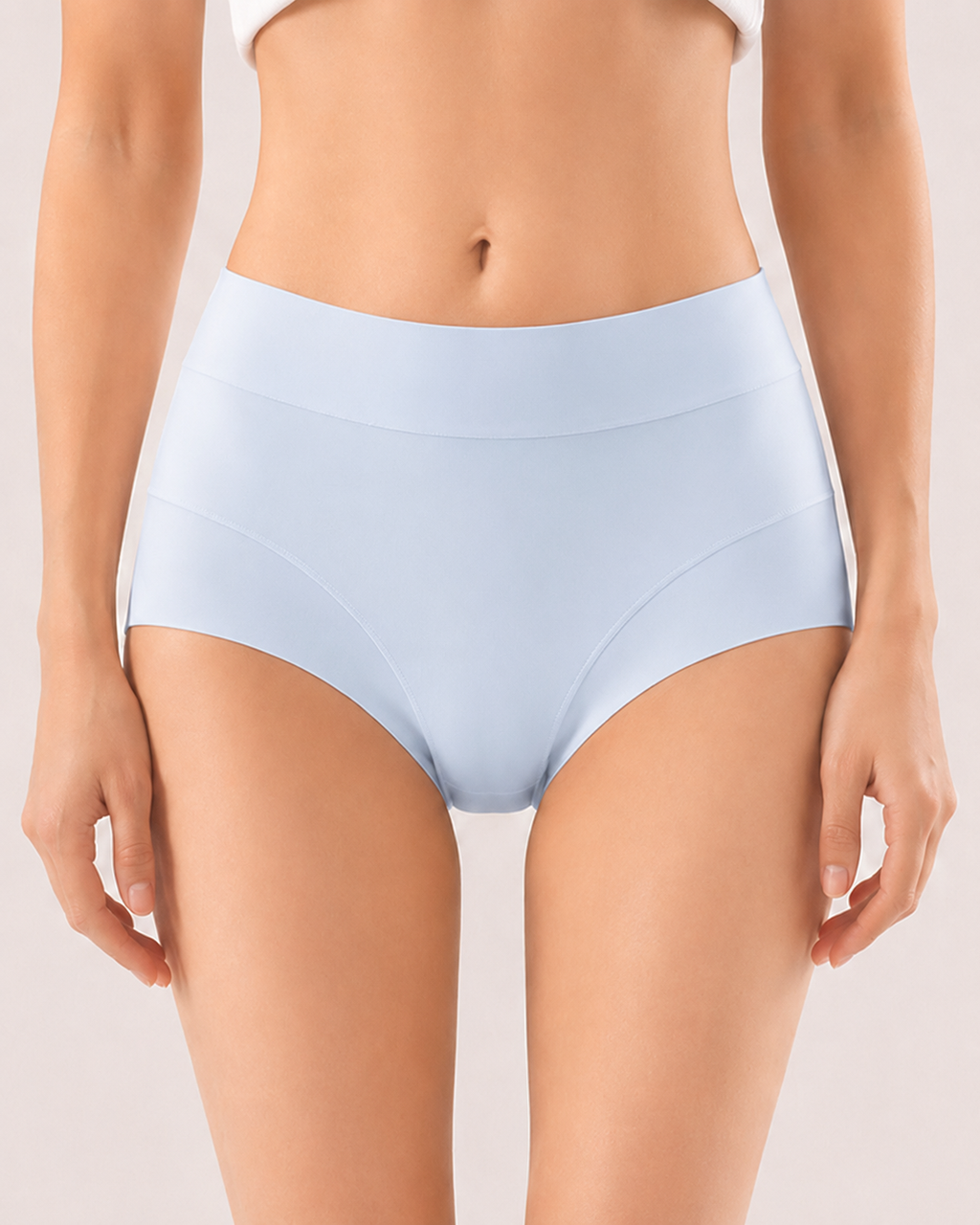 5-Pack High Waist Pure Cotton Seamless Breathable Briefs
