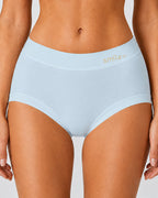 5-Pack Mid Waist Seamless Modal Silk Antibacterial Crotch Briefs