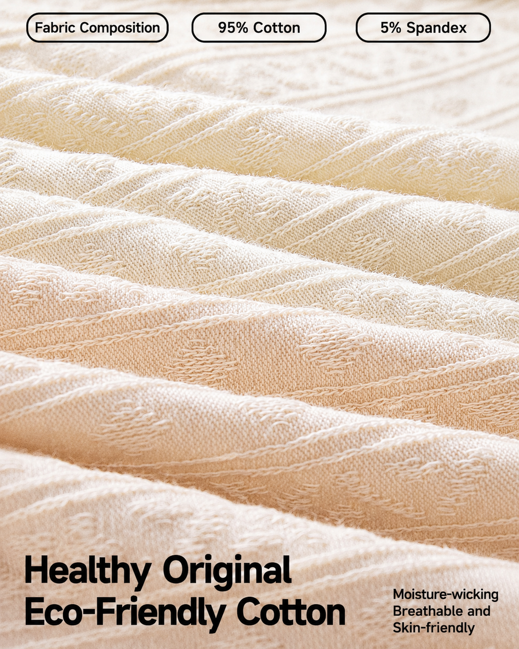 4-Pack High Waist Tummy Control Pure Cotton Briefs