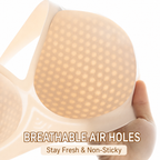 Ultra Thin Deep V Seamless Breathable Wire-Free Jelly Bra