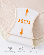 4-Pack High Waist Tummy Control Pure Cotton Briefs