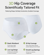5-Pack Seamless Cotton Tummy Control Heart Jacquard Antibacterial Briefs