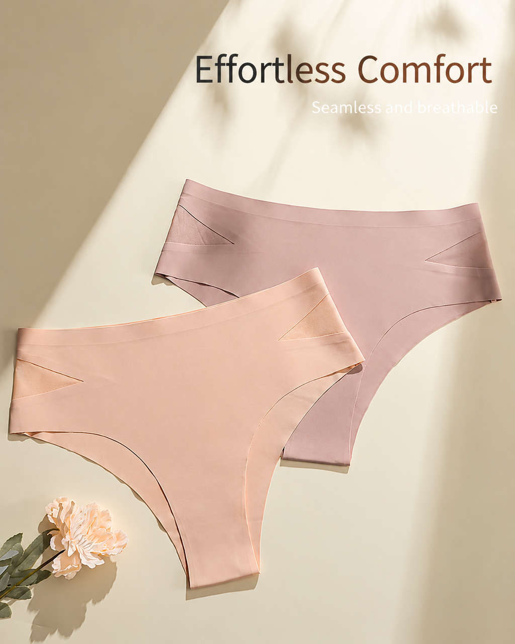 5-Pack Seamless Mesh Cutout Elastic Panty