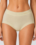 5-Pack Mid Waist Seamless Modal Silk Antibacterial Crotch Briefs