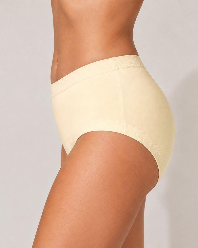 5-Pack Mid Waist Soft Modal Cotton Panties