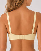 3-Pack Wire Free Comfortable Breathable Push Up Bra