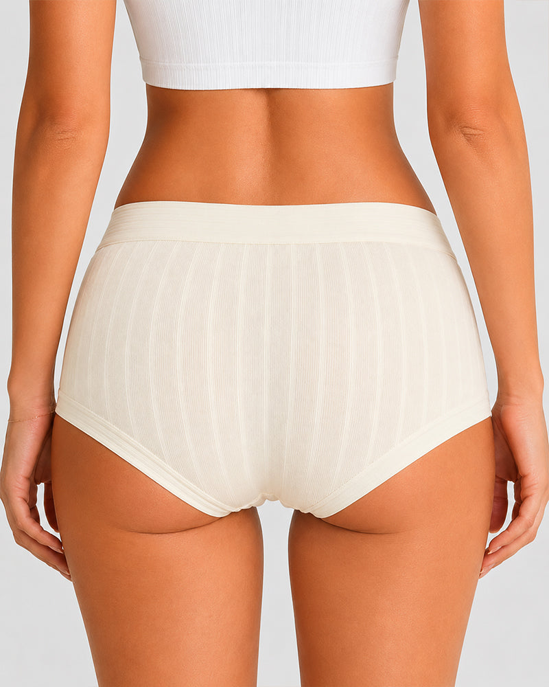 5-Pack Cotton Antibacterial Breathable Comfortable Panties