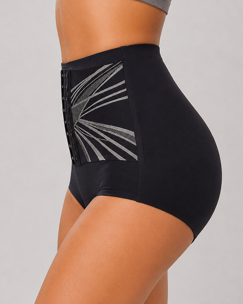 2-Pack Seamless Tummy Control Adjustable Hook-Up Shaping Panties