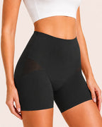 2-Pack High Waist Tummy Control Seamless Breathable Mesh Shaping Shorts