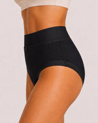 Five-Pack Pure Cotton High Waist Tummy Control Seamless Breathable Briefs