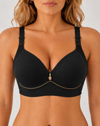 3-Pack Wire Free Comfortable Breathable Push Up Bra