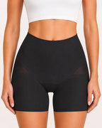 2-Pack High Waist Tummy Control Seamless Breathable Mesh Shaping Shorts