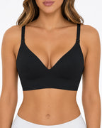 Women's Deep V Seamless Invisible Adjustable Strap Bra