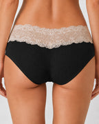 5-Pack Seamless Lace Cotton Antibacterial Crotch Panties