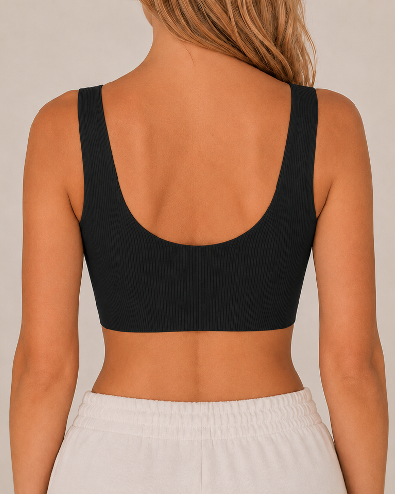 Front Closure Seamless Comfortable Wire-free Bra
