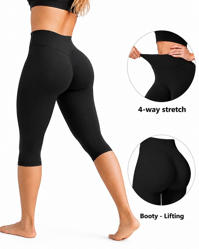 Seamless High Waist Tummy Control 7/8 Stretch Yoga Pants