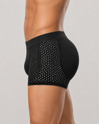 2-Pack Men's Breathable Mesh with Removable Pads for Buttock Shaping Panties