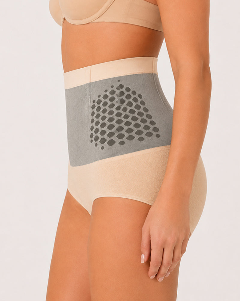 Two Pack High Waist Elastic Tummy Control Shaping Panties