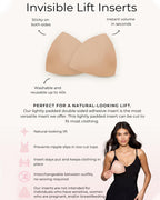 Seamless Adhesive Invisible Lifting and Gathering Breast Pads