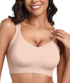 SEAMLESS JELLY BRA FULL COVERAGE PUSH UP NO UNDERWIRE BRA