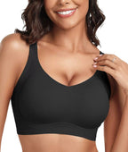 SEAMLESS JELLY BRA FULL COVERAGE PUSH UP NO UNDERWIRE BRA