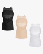Men's High Elastic Seamless Tummy Control Mesh Breathable Shaping Vest