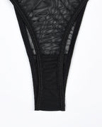 4 Piece Sheer Mesh Bra and Thong Set