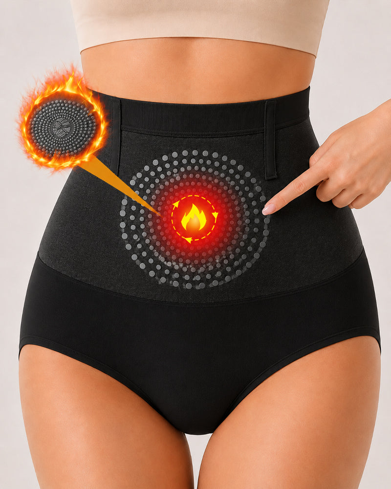 Two Pack High Waist Elastic Tummy Control Shaping Panties