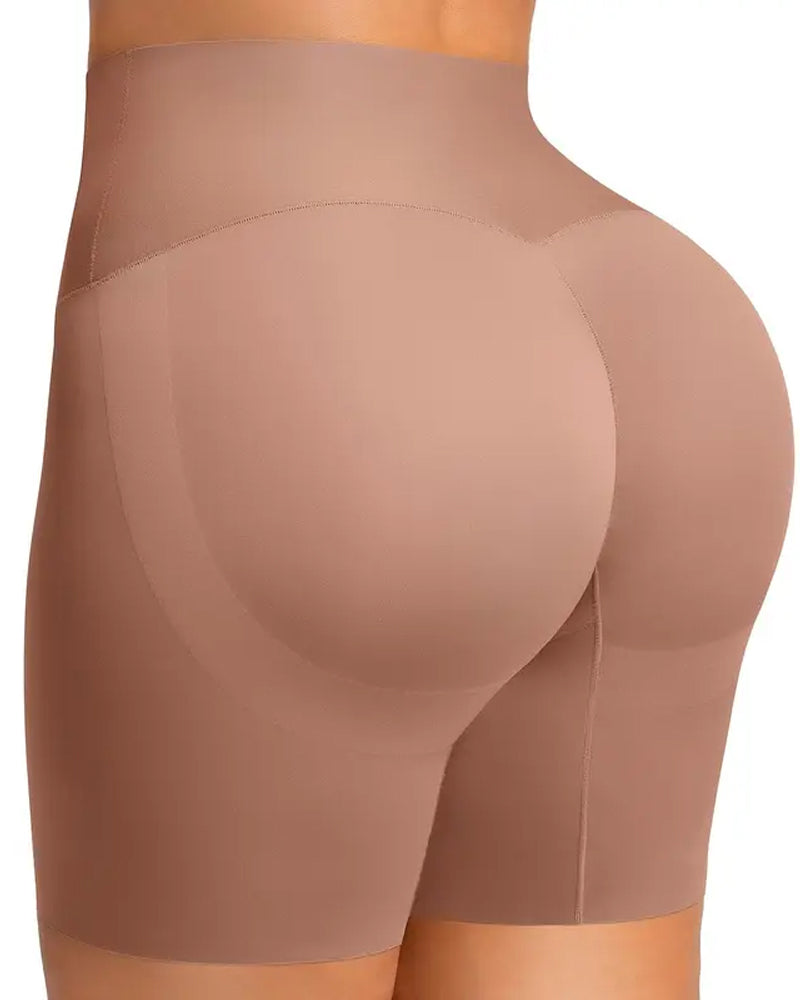 Seamless Form-fitting Tummy-control Hip-lifting Shaping Shorts