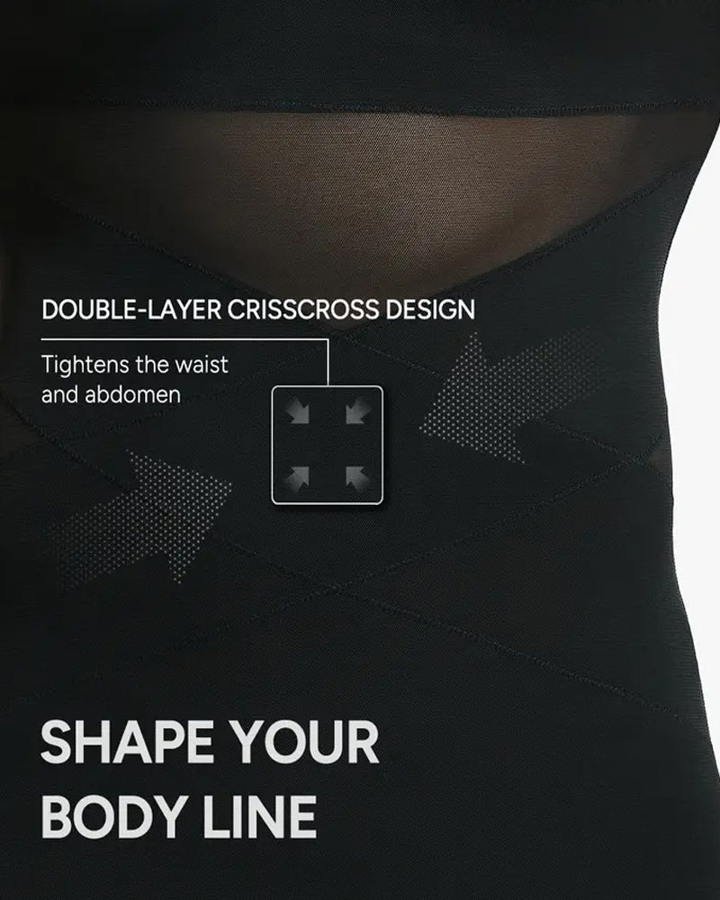 Men's High Elastic Seamless Tummy Control Mesh Breathable Shaping Vest