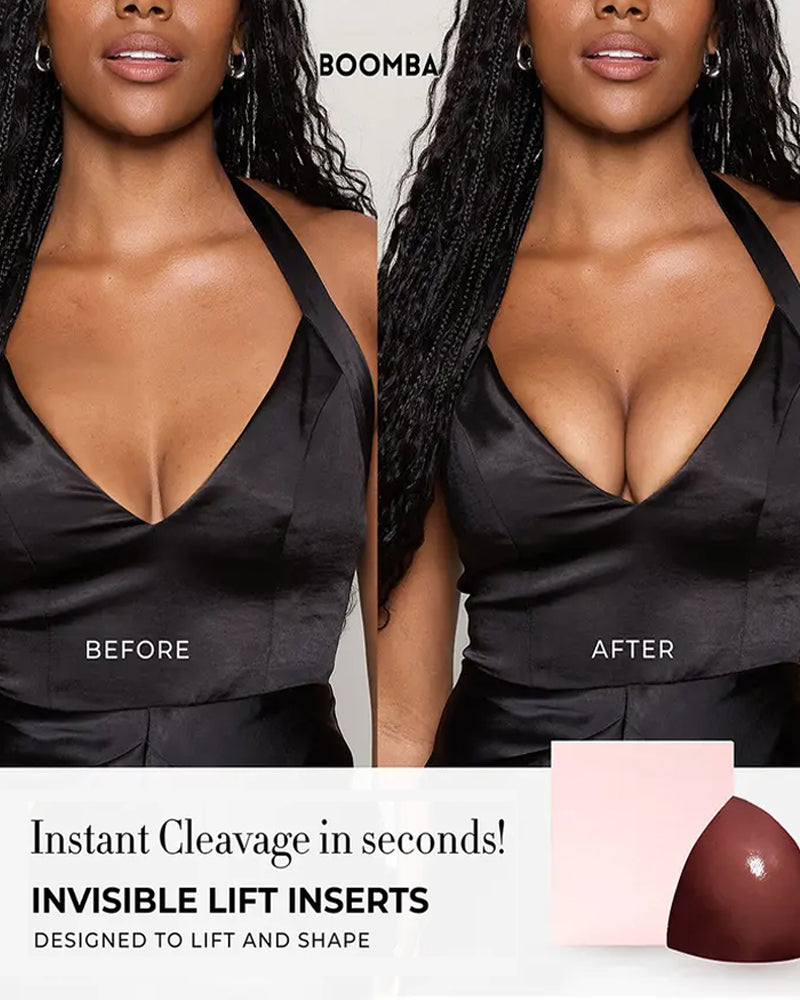 Seamless Adhesive Invisible Lifting and Gathering Breast Pads
