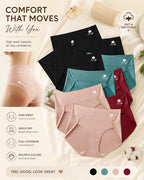 Women's High-waisted Elasticity Breathable Briefs