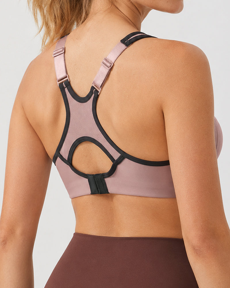Deep V Comfortable Underwire Sports Bra