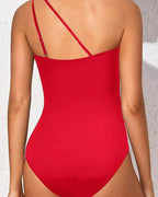 One Shoulder One Piece Swimsuit