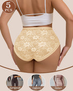 Mid-waisted Sexy Lace Seamless Breathable Comfortable Panties