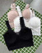 Comfortable Stretchy Sexy Lace Seamless Bra Vest