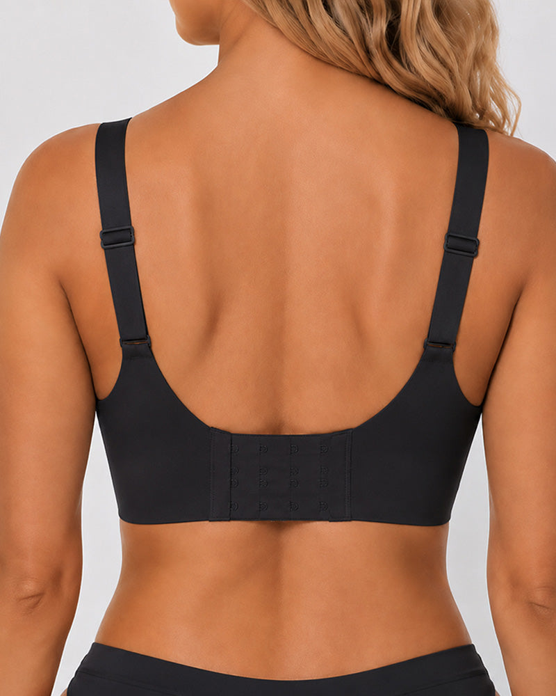 V Neck Wireless Seamless Comfort Bra