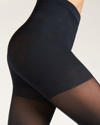 Modal Cotton Mesh Patchwork Vertical Tight Leggings