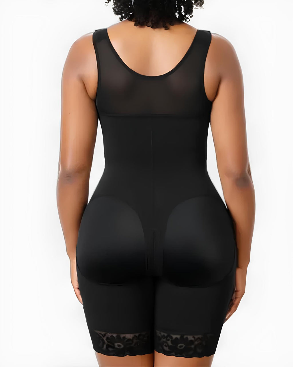 Women's V-shaped Elastic Band Design S-curve Shaping and Tummy Control Bodysuit
