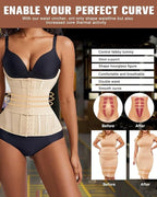 Shapewear Breast Lifted Waist Trainer Steel Bone Flat Belly Bodysuit