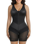 Women's V-shaped Elastic Band Design S-curve Shaping and Tummy Control Bodysuit