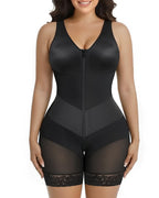 Women's V-shaped Elastic Band Design S-curve Shaping and Tummy Control Bodysuit