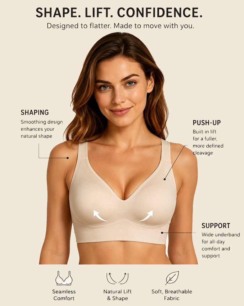 Plus Size Jelly Push-Up Bra