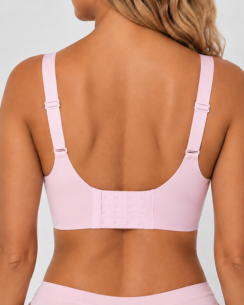 V Neck Wireless Seamless Comfort Bra