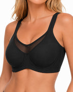 Full-Cup Plus Size Underwire Support Unpadded Bra