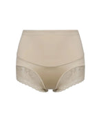 Women's High Waist Lace Thin Tummy Control Seamless Body Shaping Panties