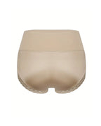 Women's High Waist Lace Thin Tummy Control Seamless Body Shaping Panties