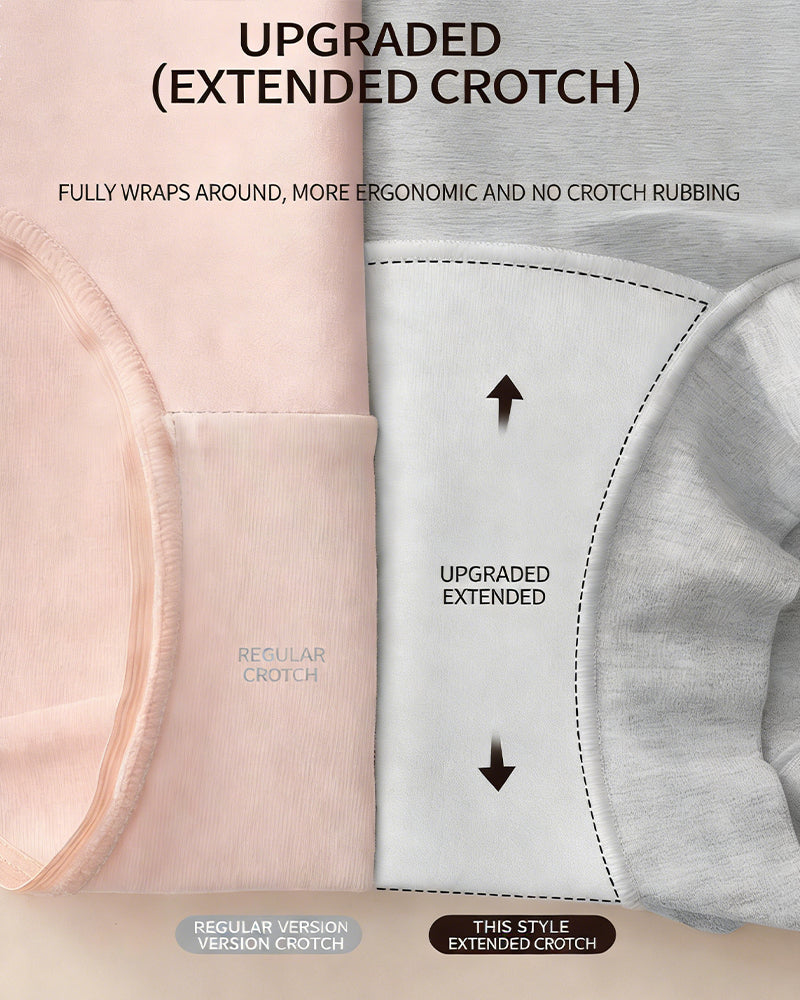 Women's Antibacterial Pure Cotton Seamless High Waist Comfortable Briefs